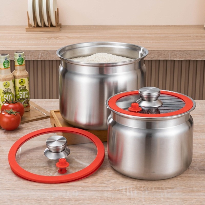 Industrial Container Leakproof Storage Jar Accessory for Flour Sugar Grains