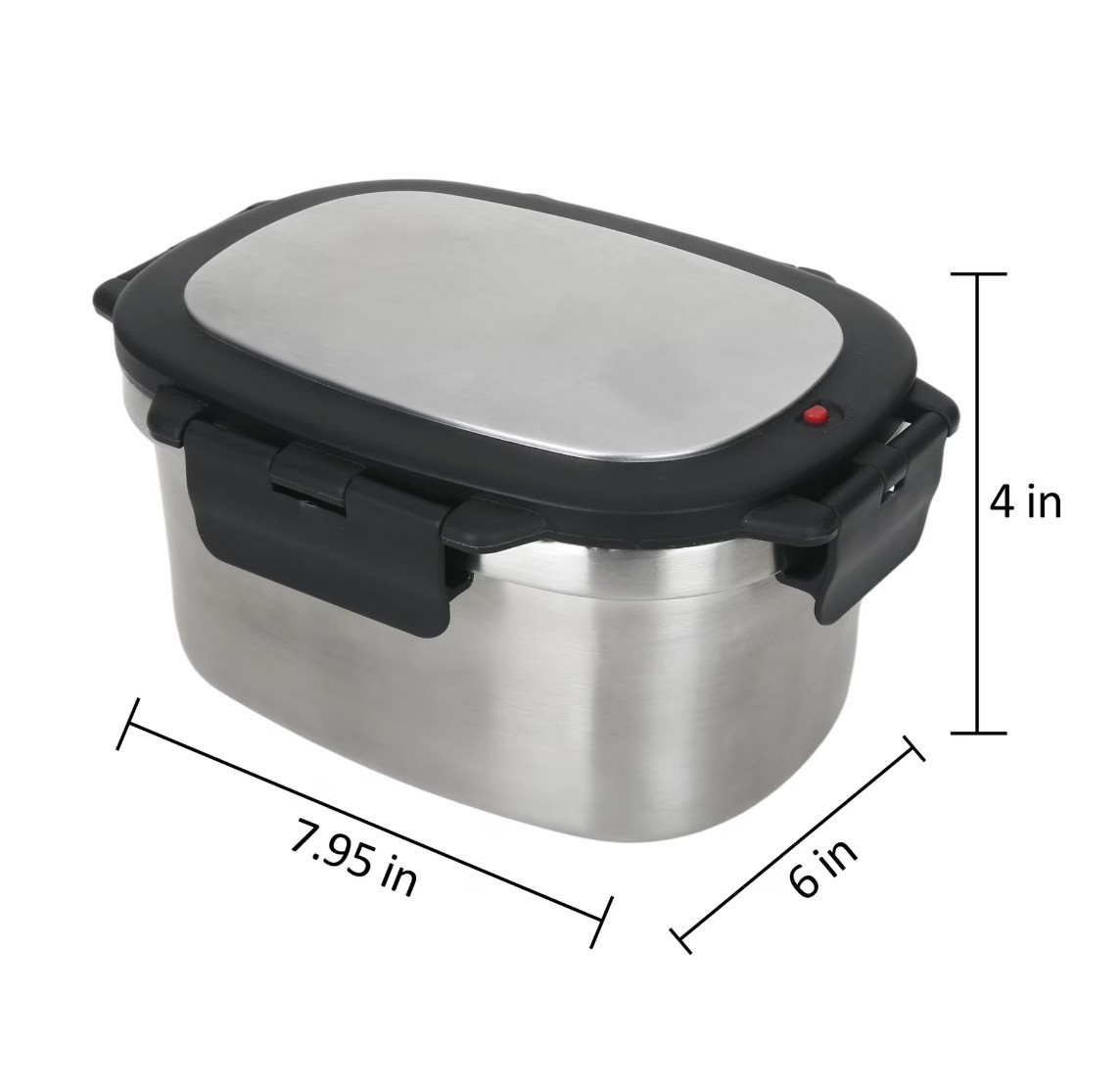 SALE-2 Pack Mainstays 33 oz Stainless Steel Insulated Food Storage Container Box