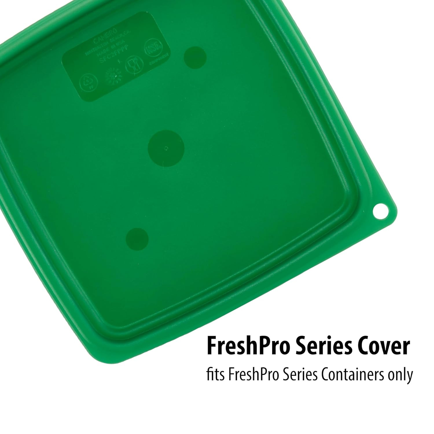 Cambro 4 QT (Quart) Food Storage Container with Lid (2 Pack) – Freshpro Series (