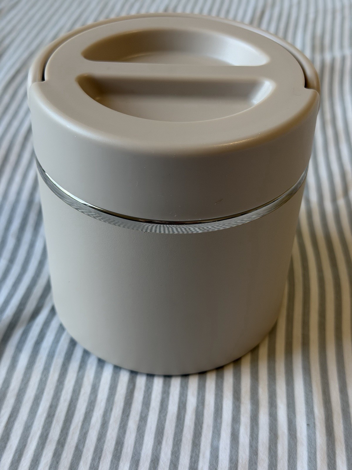 ThermoFlask Insulated Food Jar with Leakproof Lid (20 oz, Sand) Stainless Steel