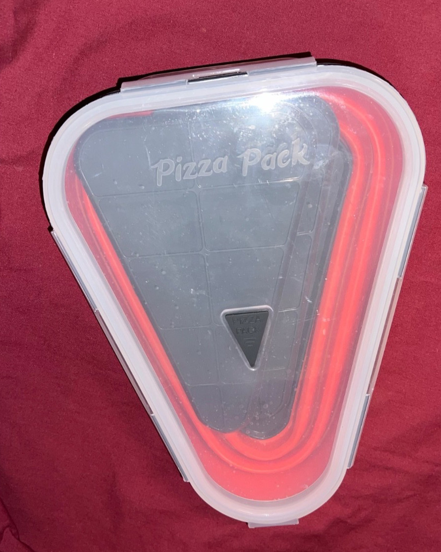 Pizza Pack Storage Container Reusable Foldable Portable Microwavable