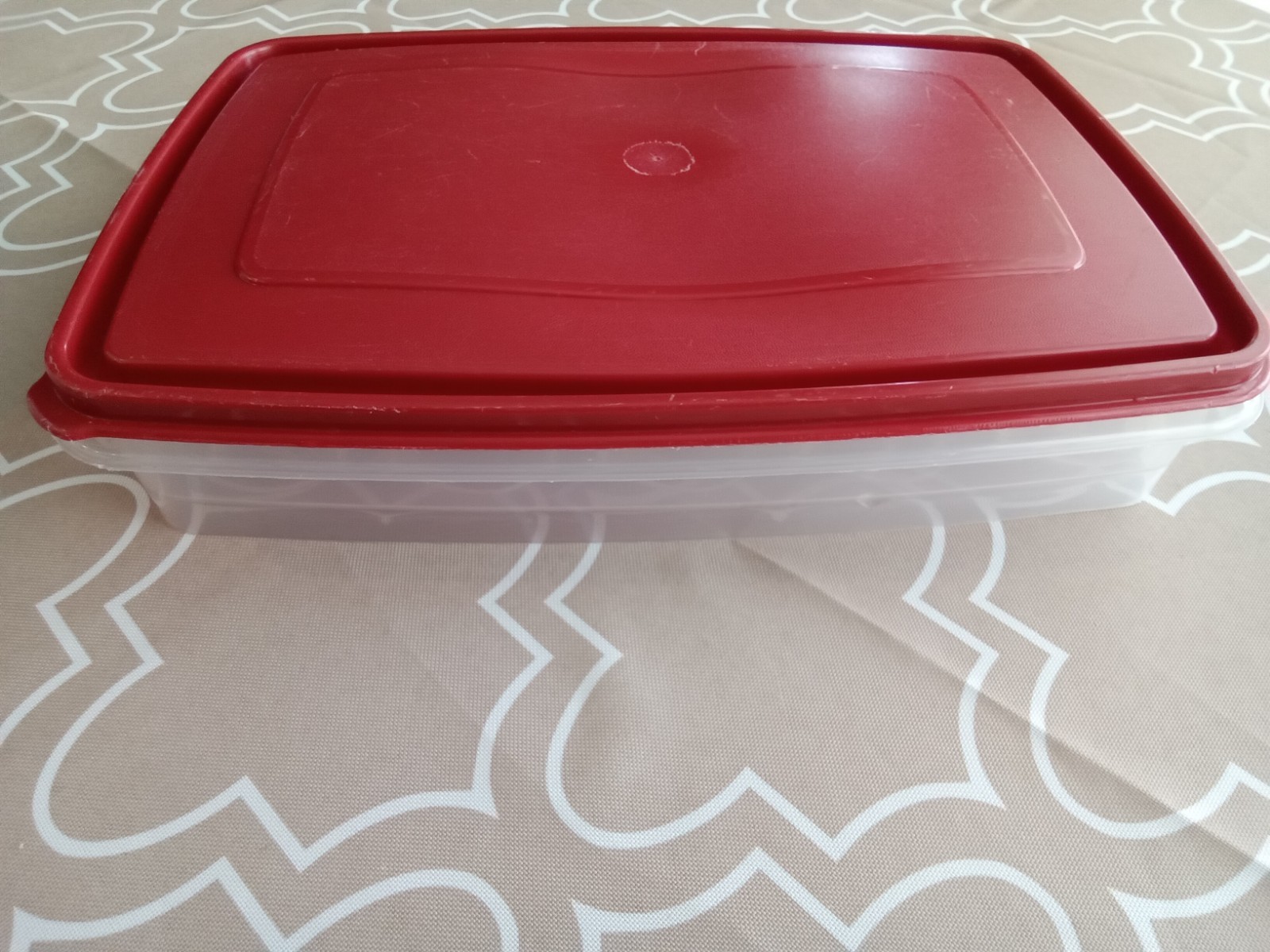 Rubbermaid Servin Saver 20 Deviled Egg Keeper Storage with Red Lid 0070