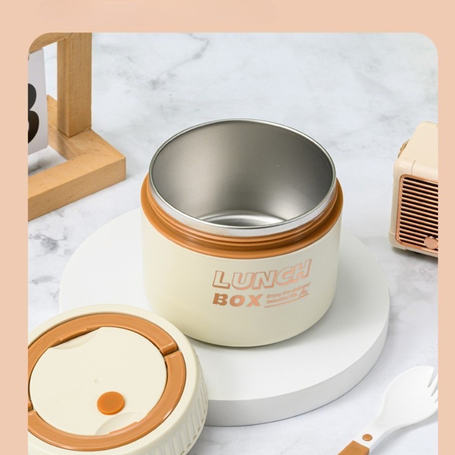 600ml stainless steel long-lasting insulation leak proof portable lunch box