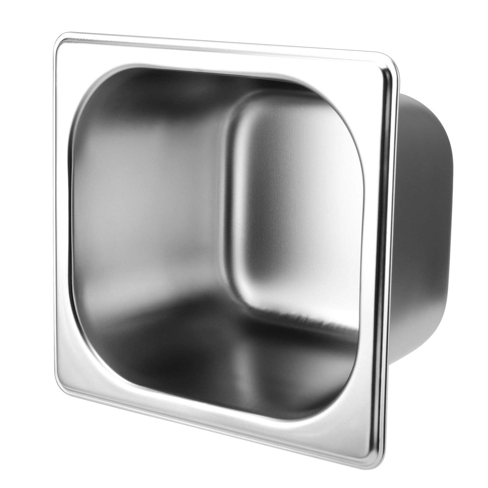 8 Pack Steam Table Pans 1/6 Size x 2.5 Inch Deep Stainless Steel Hotel Buffet