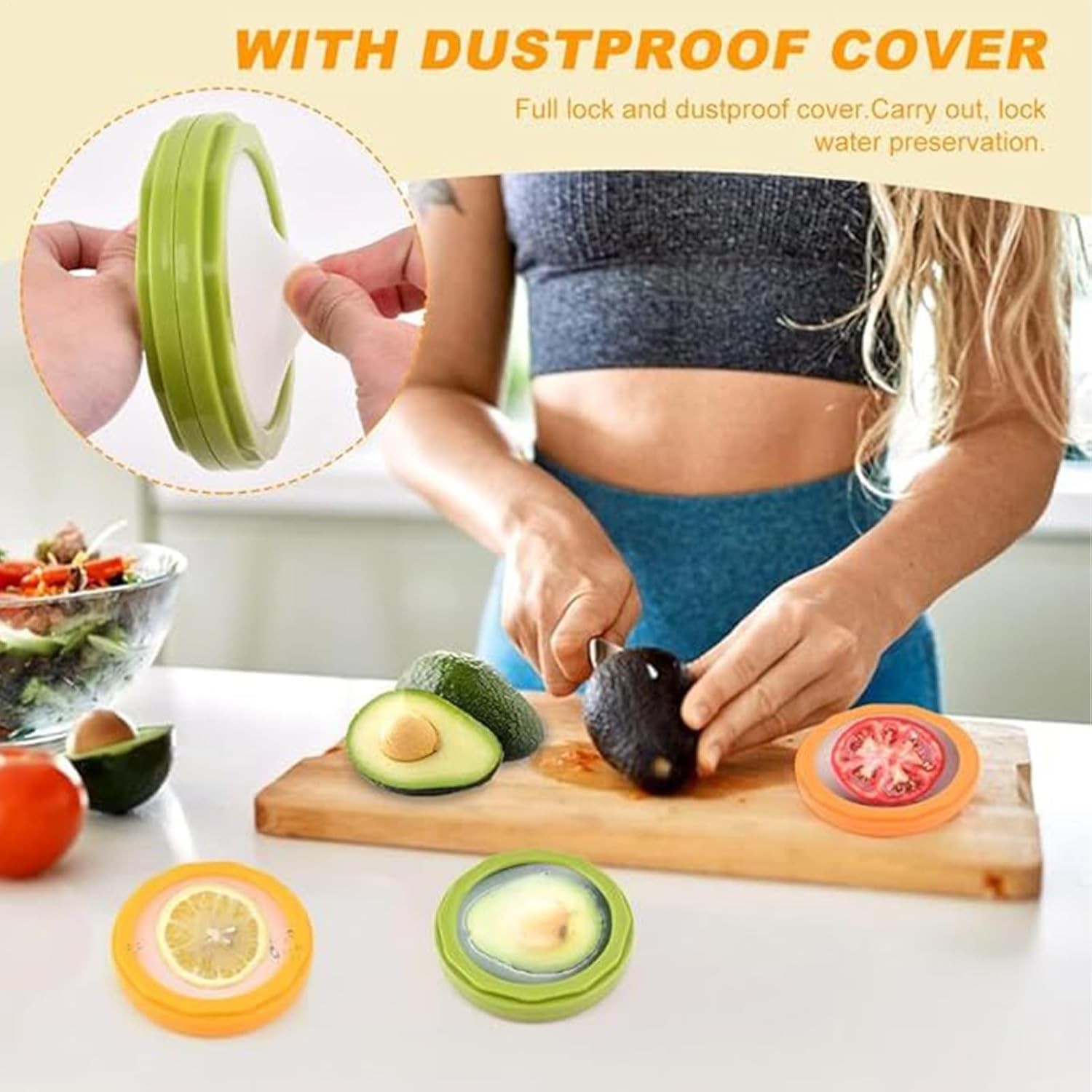 Airtight Odor-proof Produce-friendly Fruit and Vegetable Fresh-Keeping Container