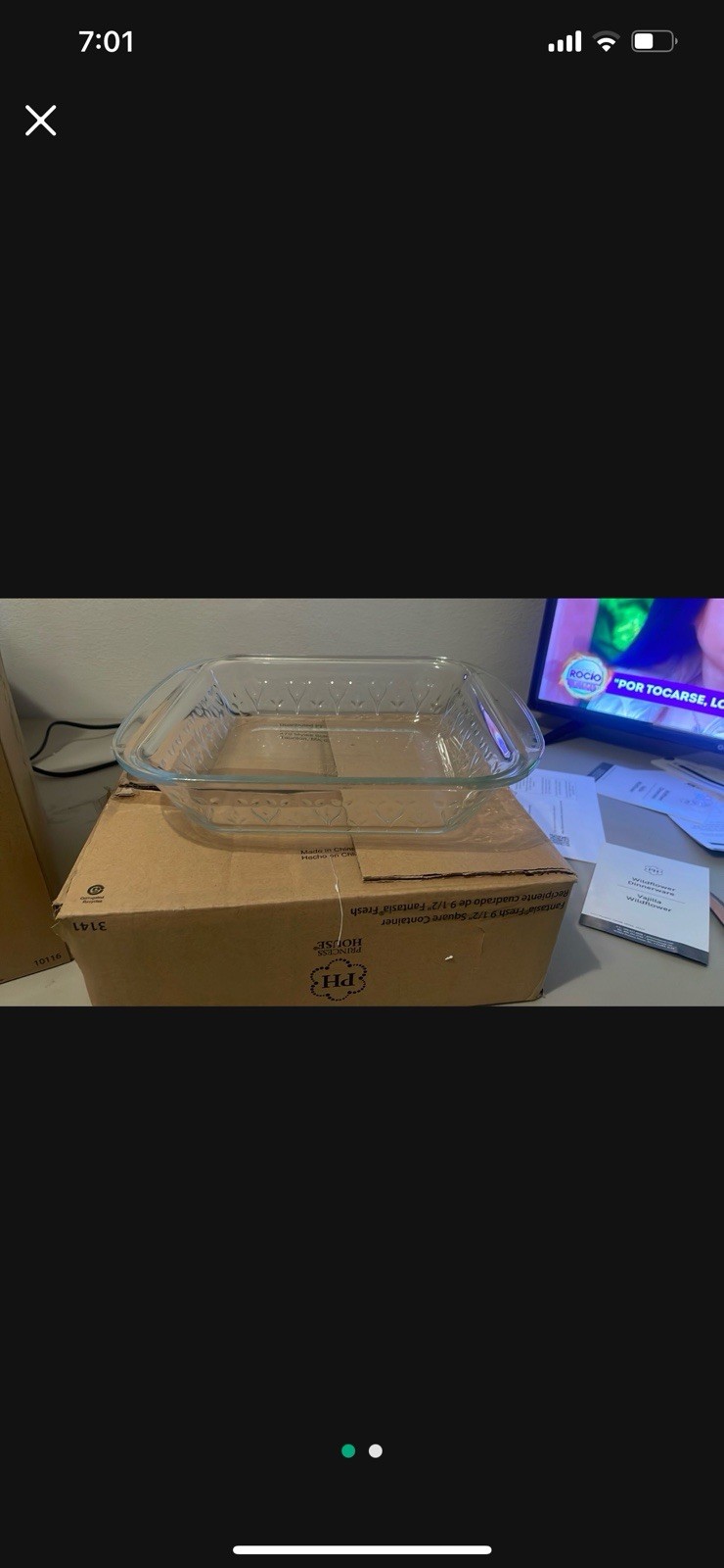 Fantasies Fresh 9 1/2 Square Container