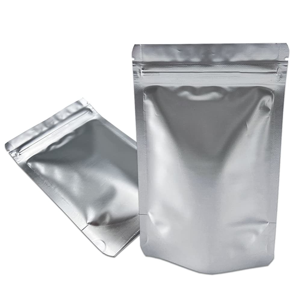 50 Pieces 5.5×7.87 inch(Inside Size 4.7×5.1 inch) Stand-Up Resealable Heat Se…