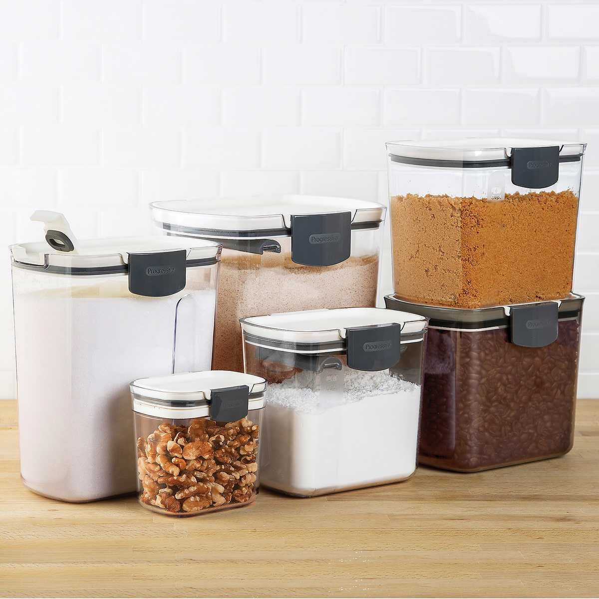 ProKeepers, 6Pc – Bakers Kitchen Food Storage Container Set | Flour Sugar +++
