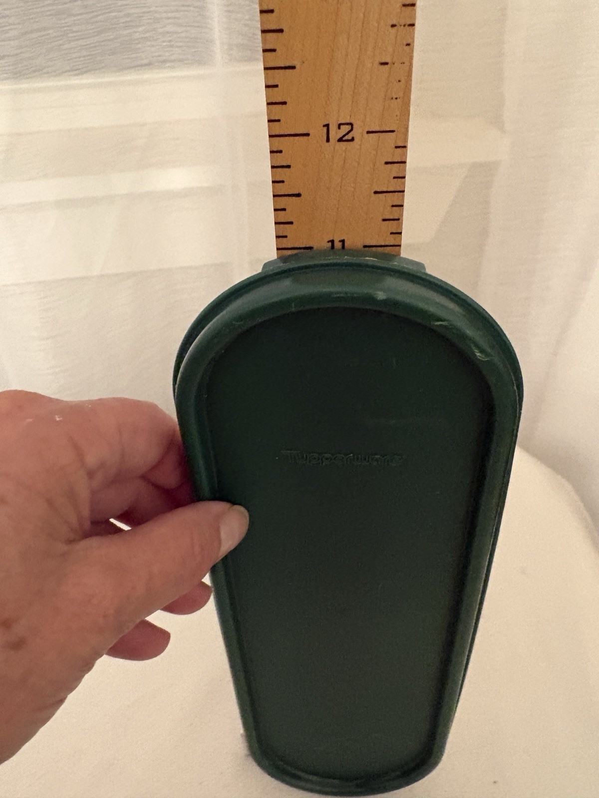 TUPPERWARE Modular Mates Lid 11″ Oval SEAL COVER Green #2402A Replacement Part