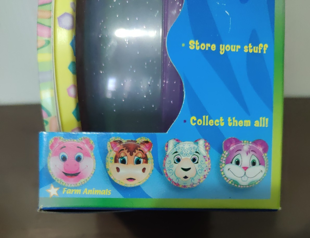 Vintage Cool Gear Wild Packs Storage Containers Farm Animal Faces 4 Pack 19.3 oz