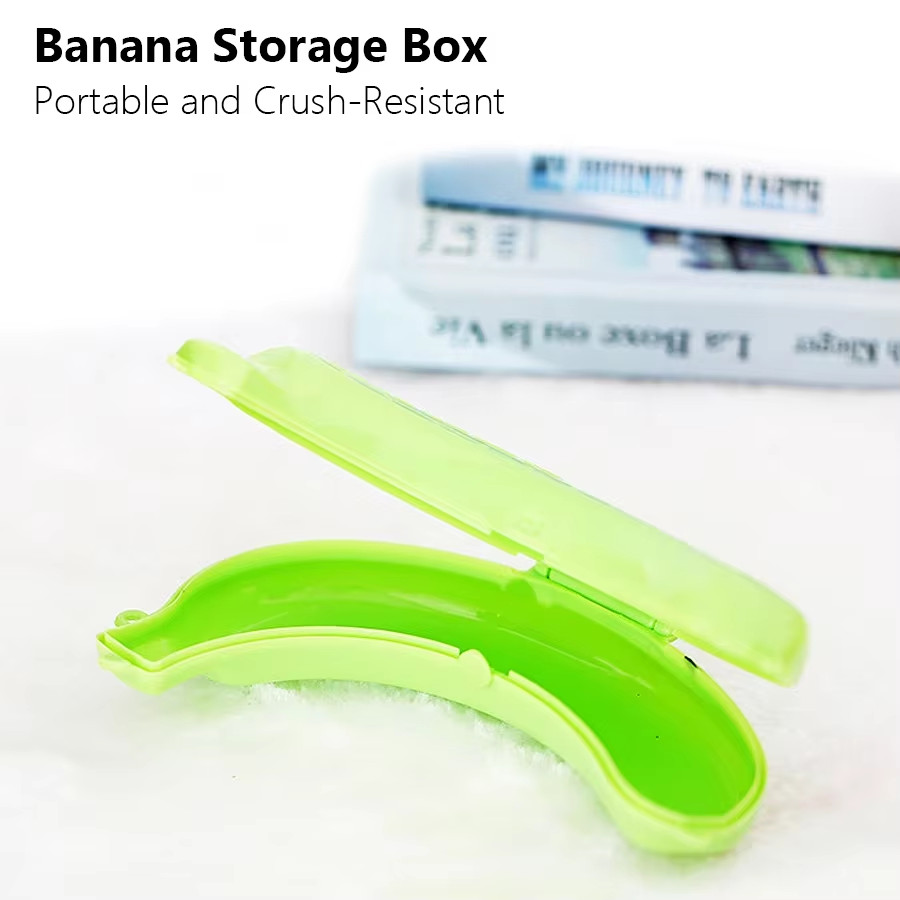 Banana Storage Box for Outdoor Travel Cute Case Protector Container Trip Lunch F