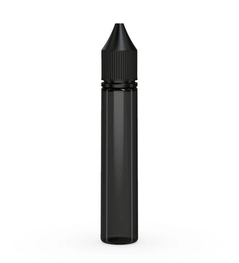 CHUBBY GORILLA 30ML V3 PET Bottles (10pack) TRANSLUCENT BLACK BOTTLE/BLACK LID