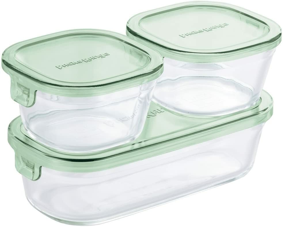 iwaki pack & range angle type three-piece set Green PS-PRN-3G2