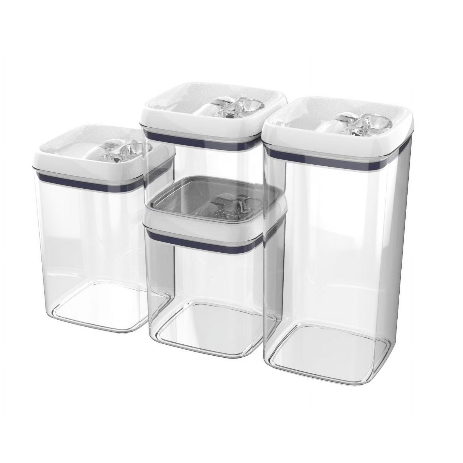 Better Homes & Gardens Flip-Tite 4-Pack Square Food Storage Container Set