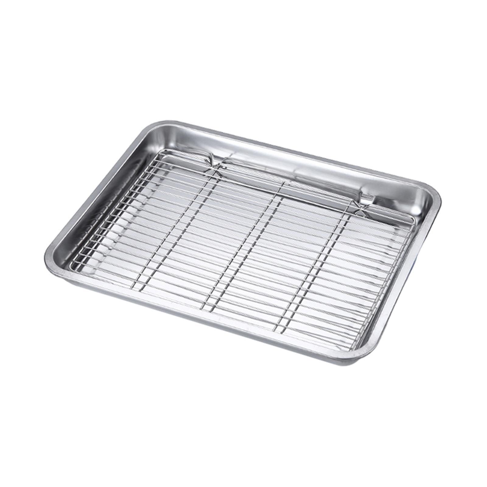 Baking Sheet and Rack Cooling Rack Food Storage Container Oil Drain Pan Kitchen