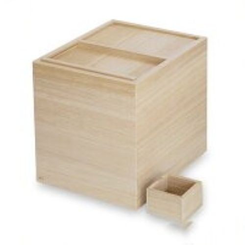 Azumaya wood rice box for 10kg Paulownia with 1 go measure Made in Japan New