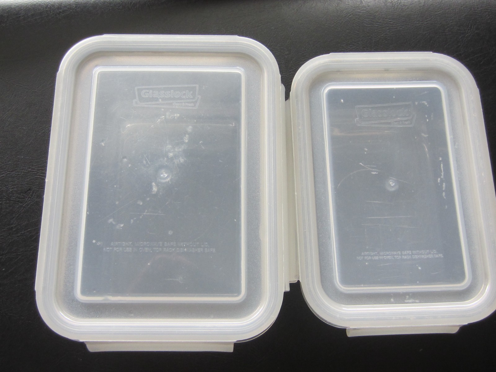 Glass Storage~ Glasslock Tempered Glass Food Storage Containers with Lids (2)