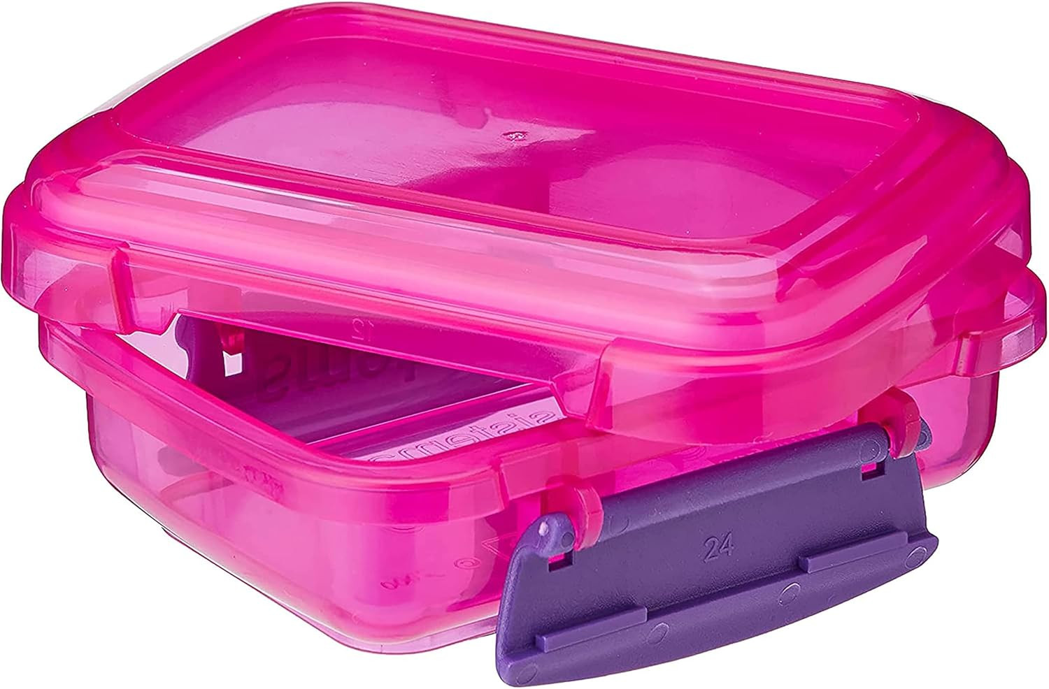 Lunch Collection Food Storage Containers, 6.7 Oz./0.2 L, Pink/Green/Blue, 3 Coun