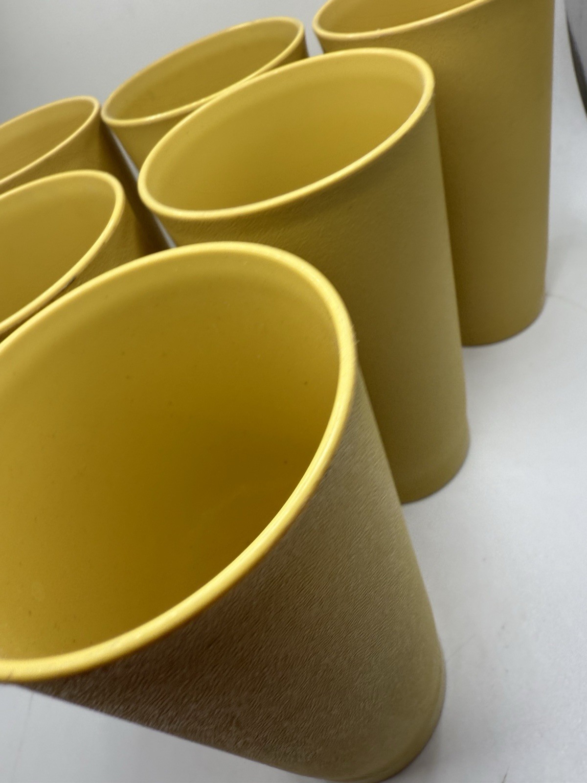Tupperware 873-21 Tumbler Cup Set 6x Vintage