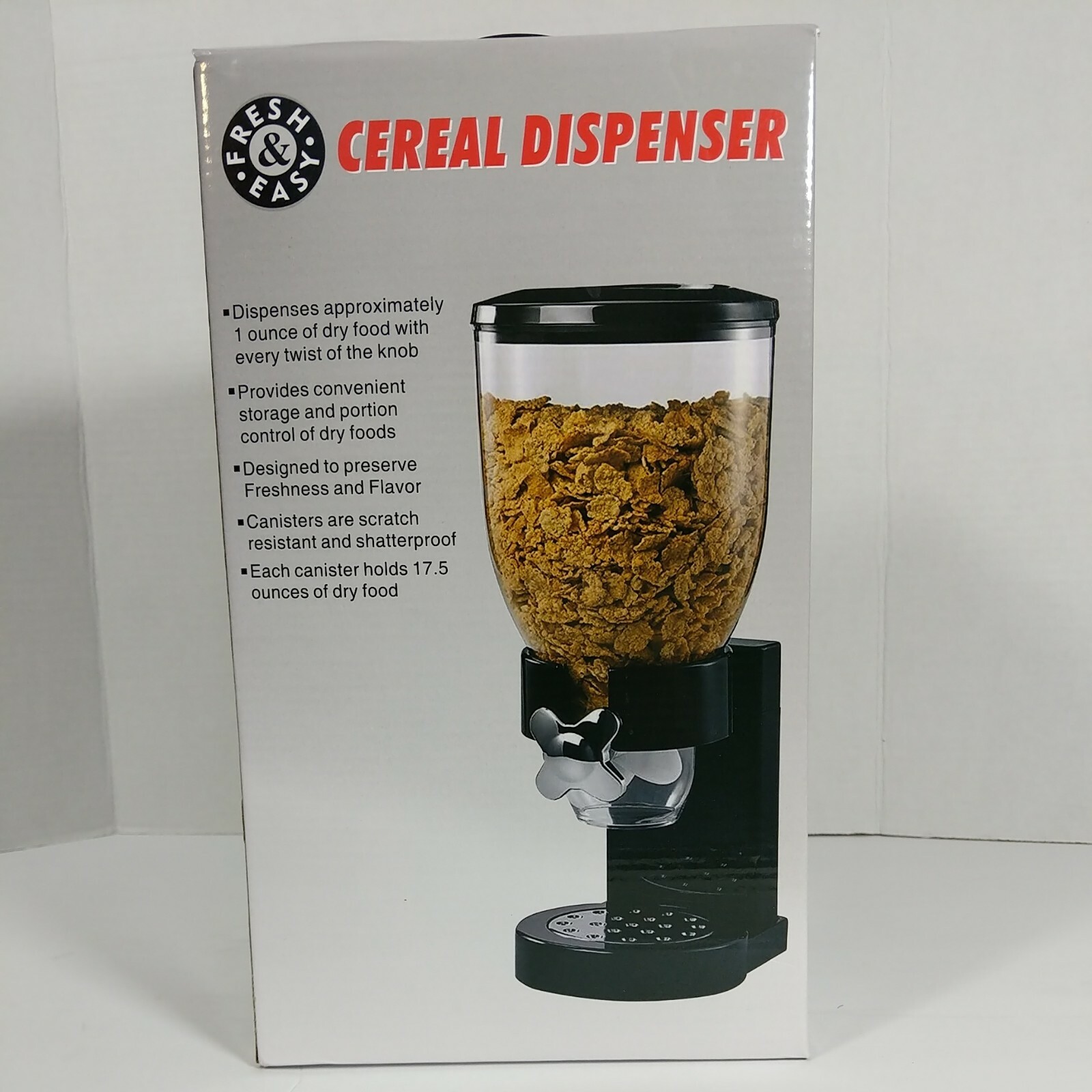Cereal Dispenser / dry food 17.5 ounce! Brand New In The Box!!!
