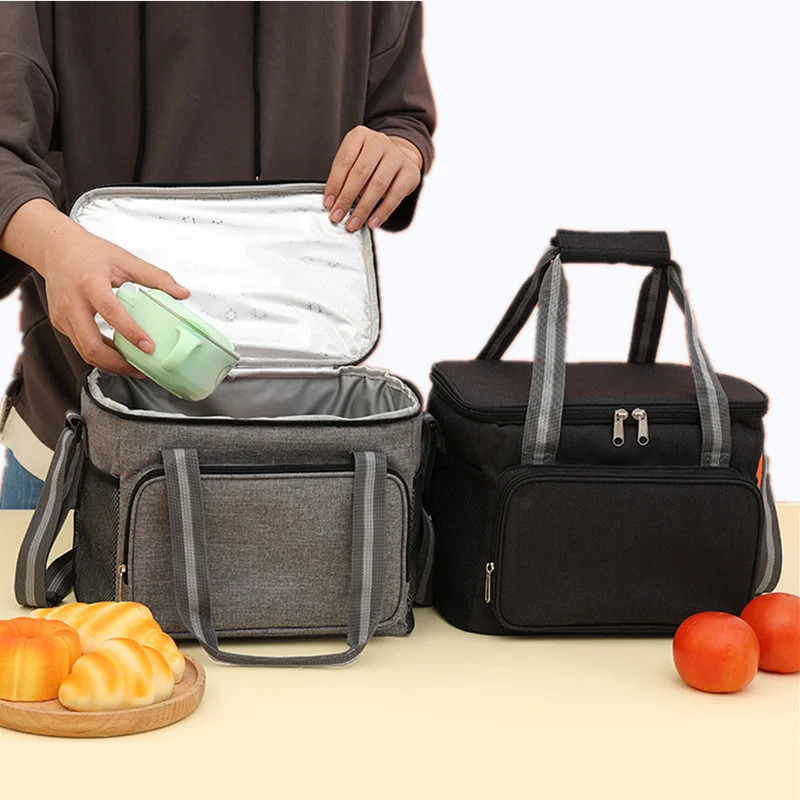 1 Pc Outdoor Picnic Lunch Bag 15L Leakproof Thickened Carry Tote Waterproof