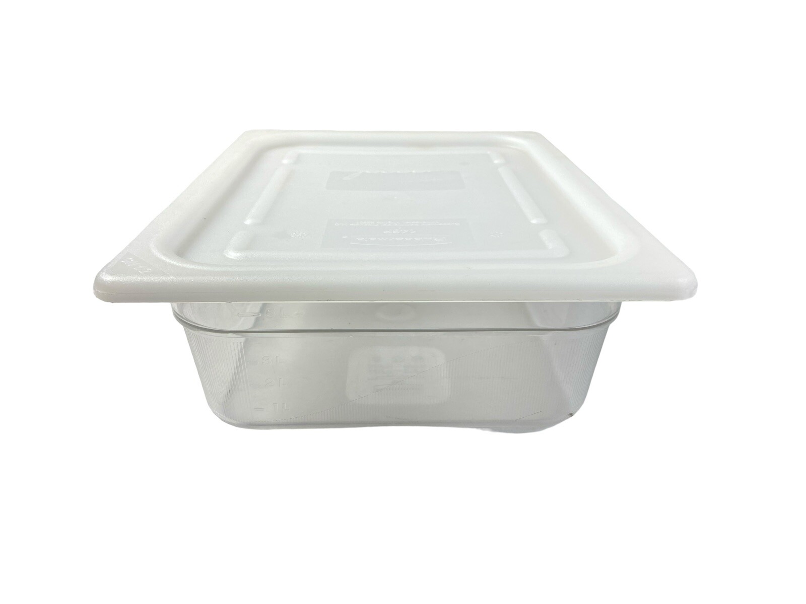 Rubbermaid Industrial Food Storage Container 146 Clear White 13″ x 10.5″