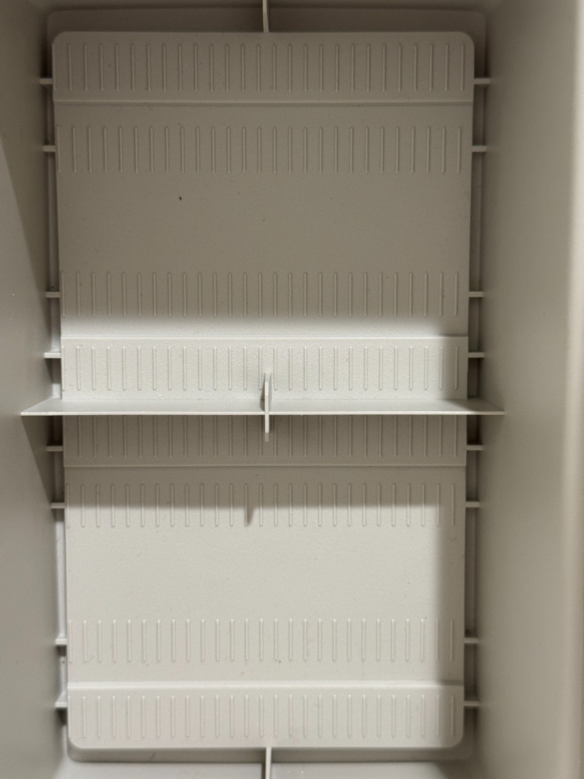 Pair of ALPHA Hinged Plastic Slide / Parts Storage Boxes – Made in USA