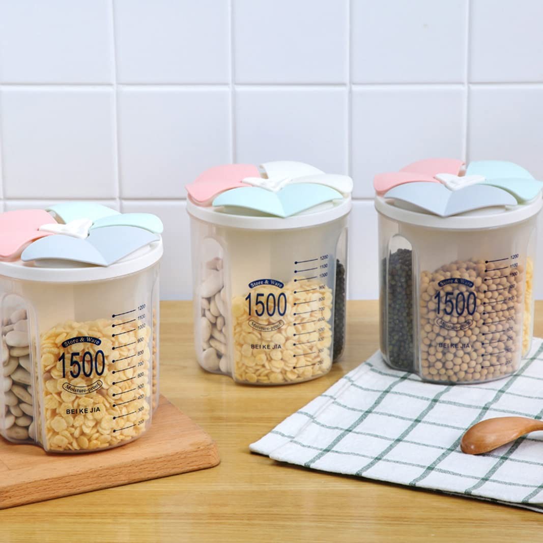 Airtight Kitchen Food Storage Container, Leak-Proof BPA Plastic Plastic Dry C…