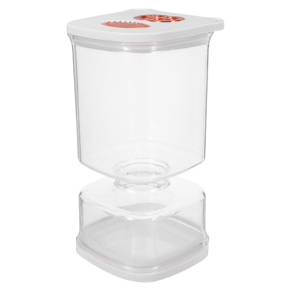 Vegetable Juice Separation Pickle Jar Glass with Strainer Keeper