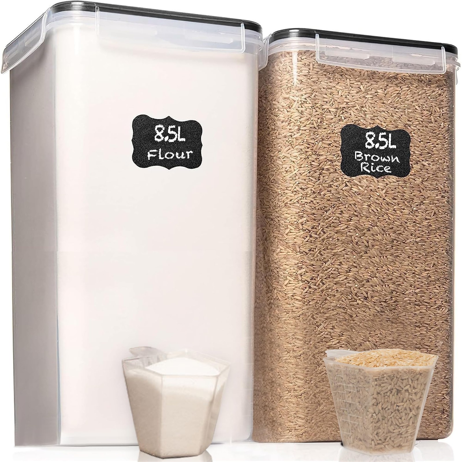 WHITE FEATHER SUPPLIES 8.5L/287Oz Extra Large Airtight Food Storage Container…