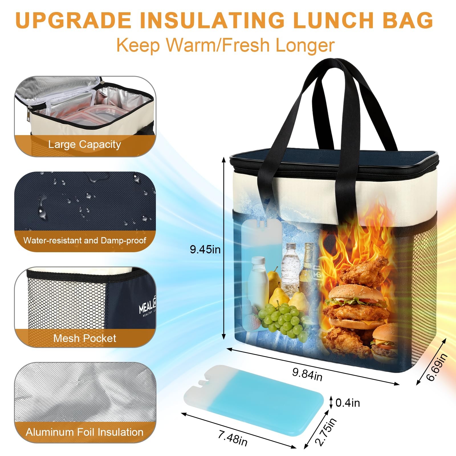 Stainless Steel Bento Set, 3 Pack 2-Compartment 27oz/800ml l Lunch with Firm …