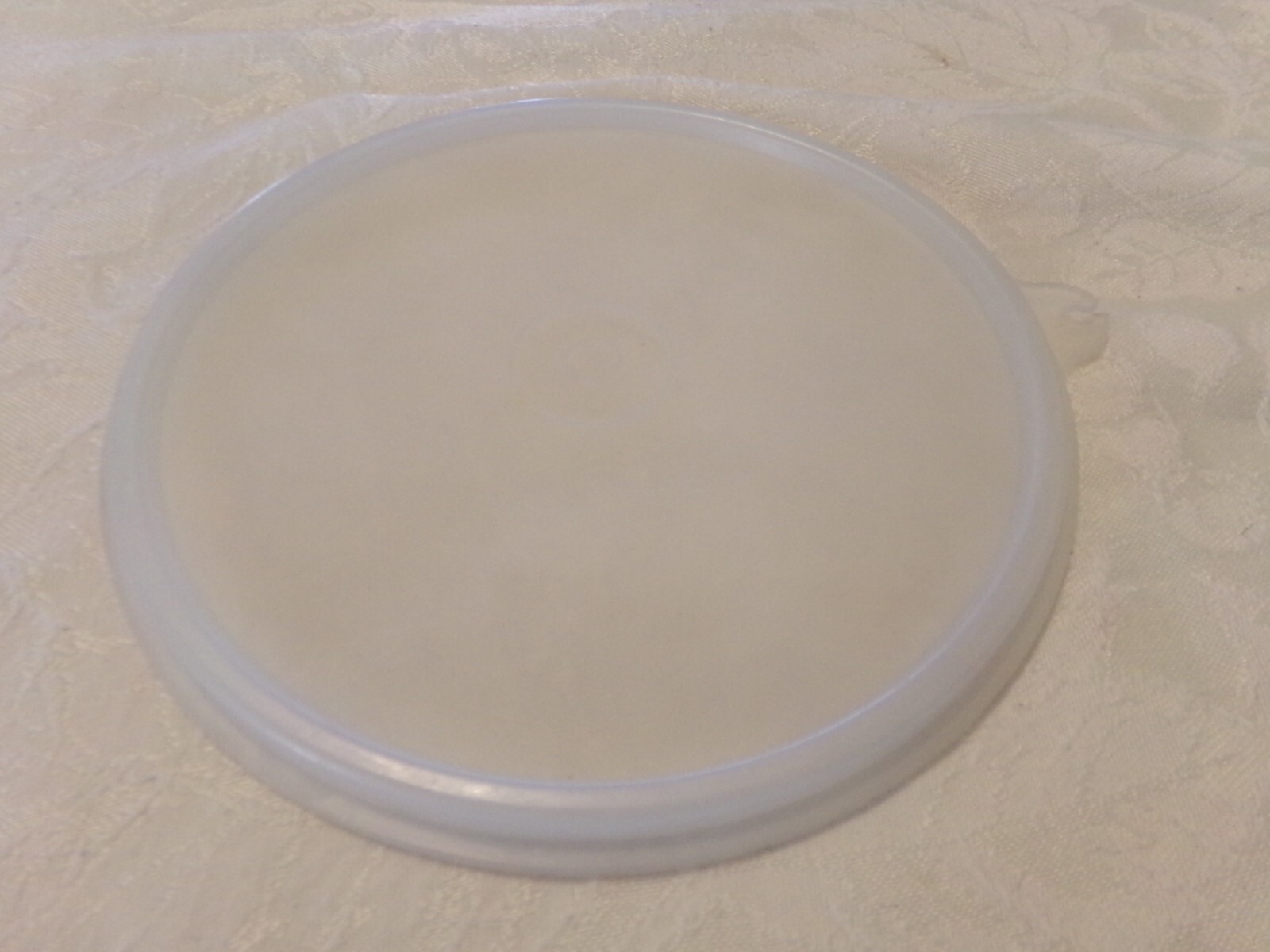 Vintage Tupperware Clear Plastic Lid C 227-45 6 1/2 inches VGUC!