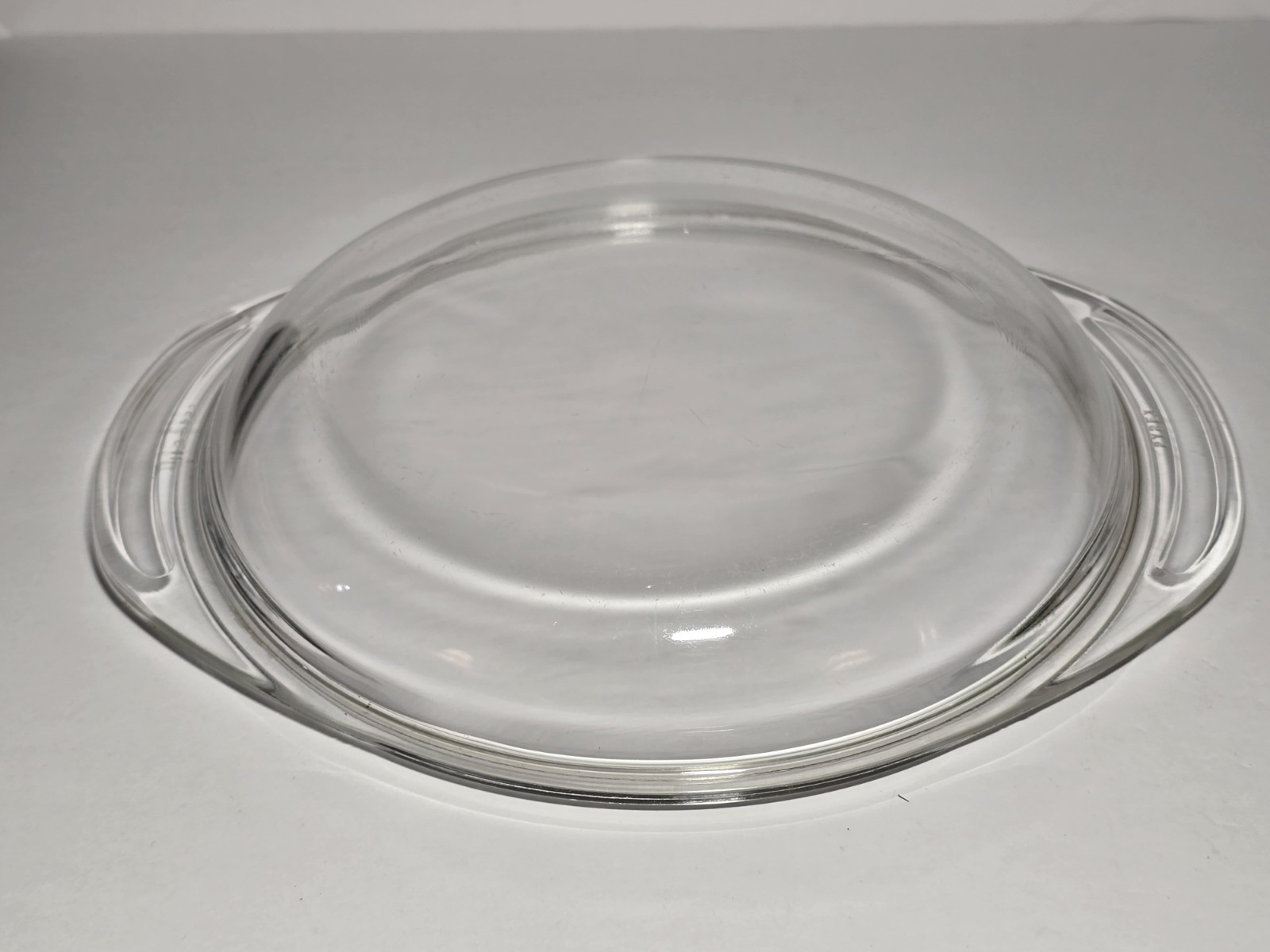 Vintage Pyrex Replacement Clear Glass Lid 684-C Handles 8.75″