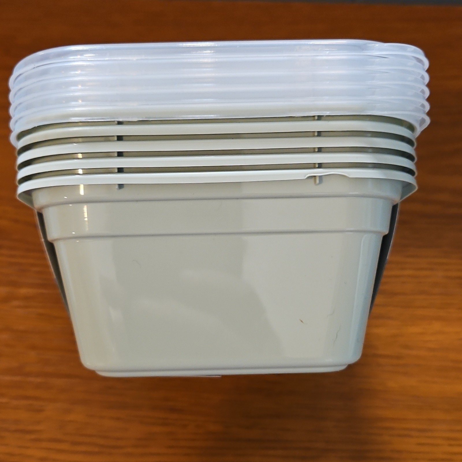 Mainstays Rectangular Meal Prep Containers 10 Piece Set 710mL Snap Lid BPA-Free