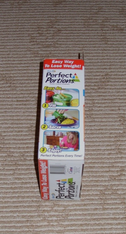 As Seen on TV 2015 Perfect Portions Portion Control Containers! 14 Pieces New!
