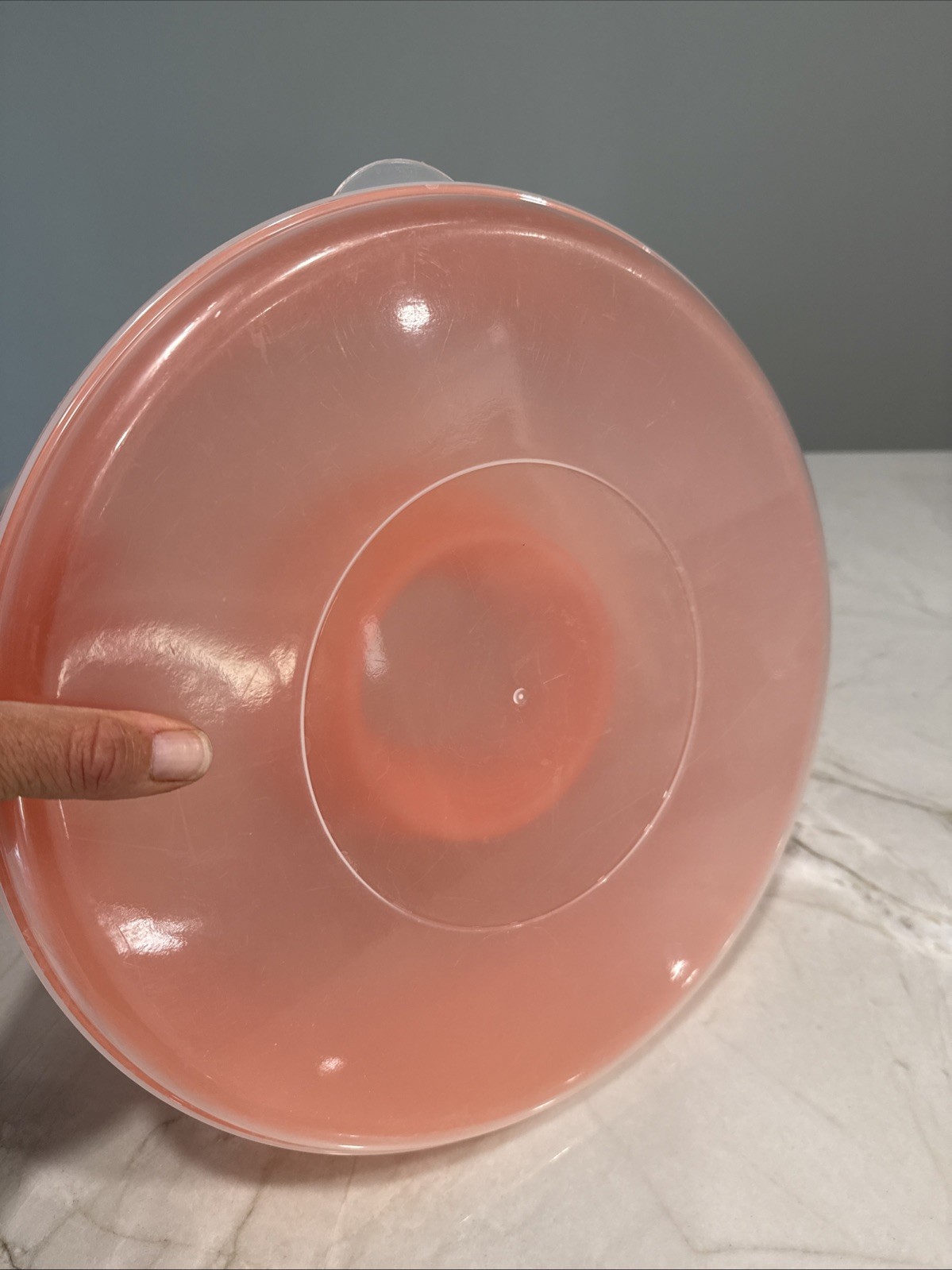 Plastic Orange Chips & Dip Veggie Tray with Clear Lid Serving Bowl 13″ by 3″