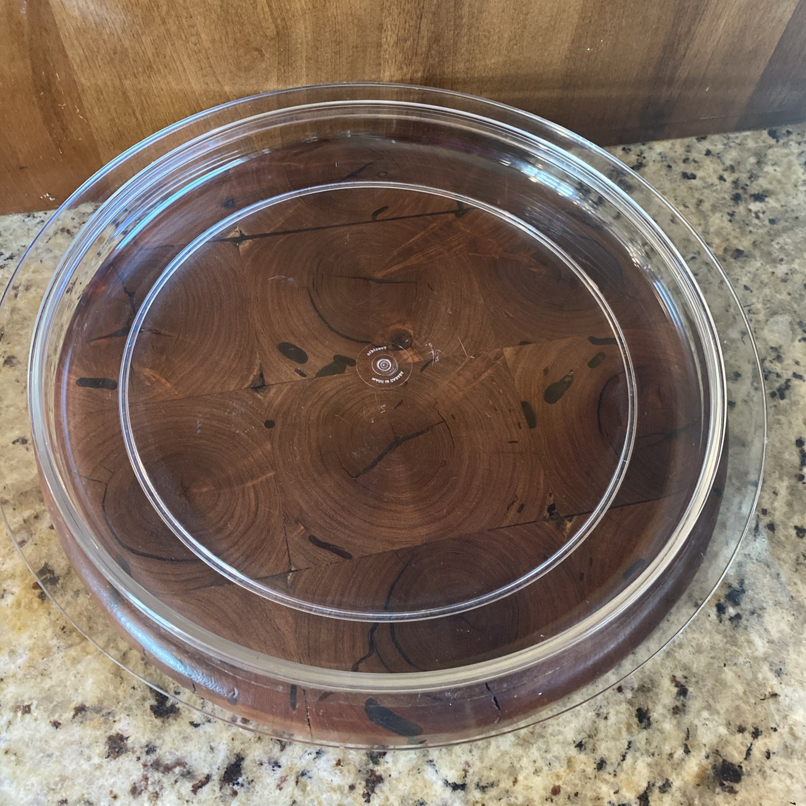 Precidio ~Clear ~Cake~Dessert~Container~Melamine~Plate With Dome~Round~Durable
