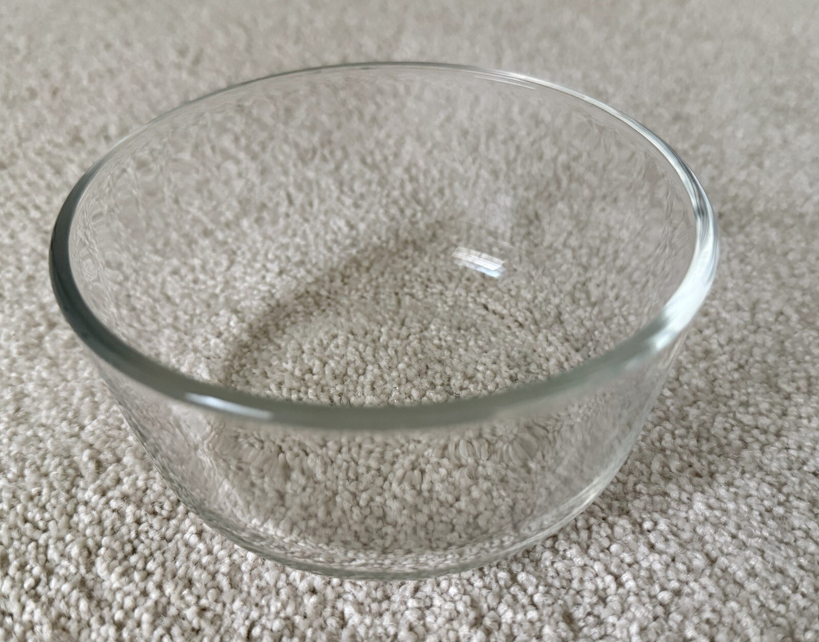 Pyrex 7200 2-Cup Clear Round Glass Food Storage Bowl