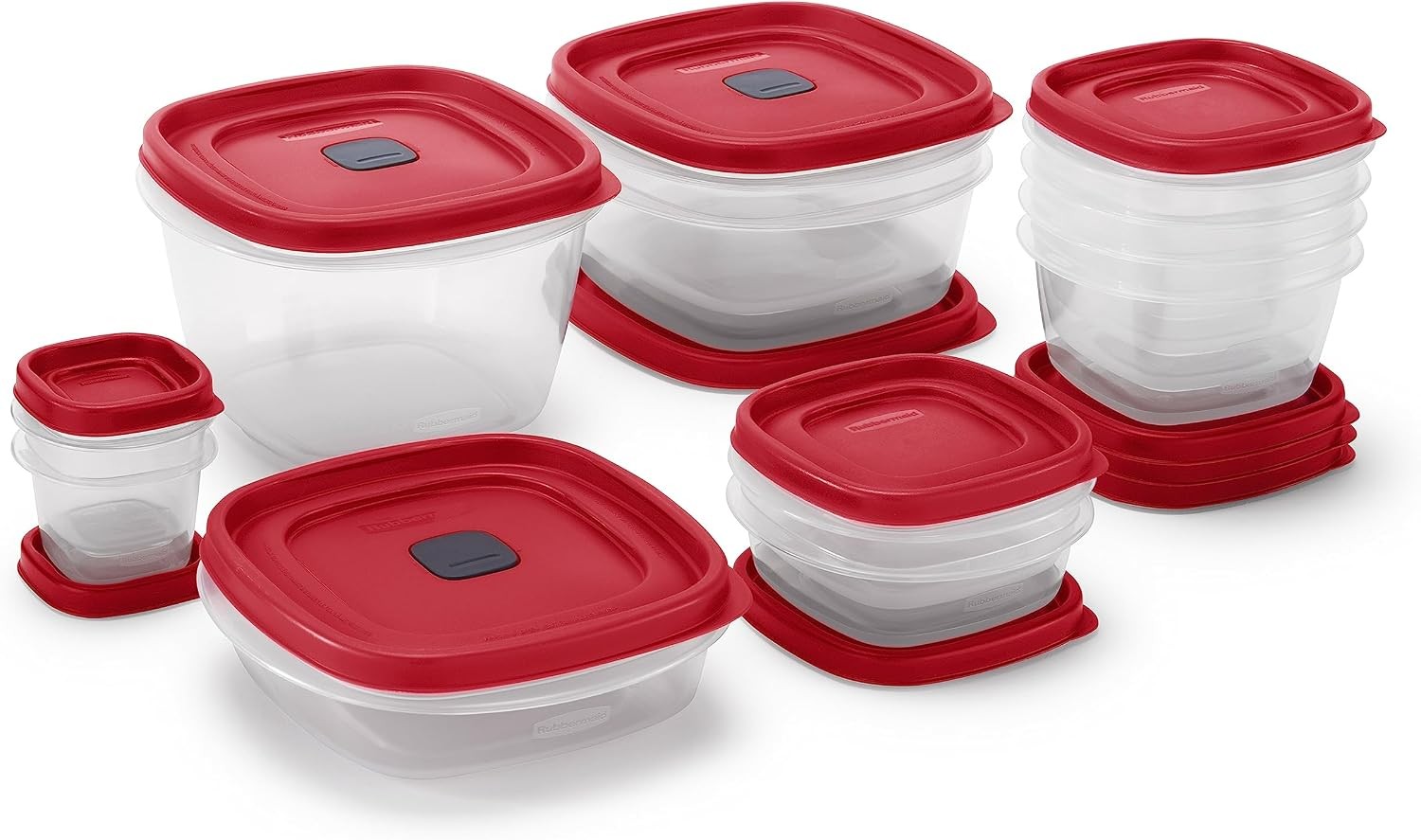 Assorted Food Storage Container Set Case of 1; Each Pack Qty 24; Total Items Qty