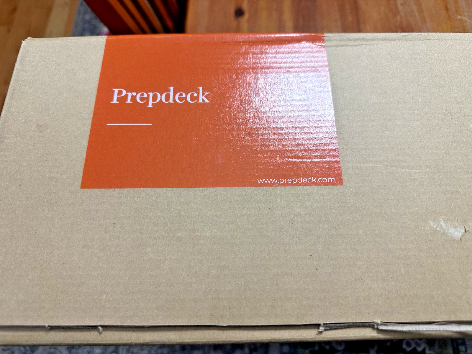 Prepdeck Cooking Prep Station – Ultimate Kitchen Organizer Walnut NIB