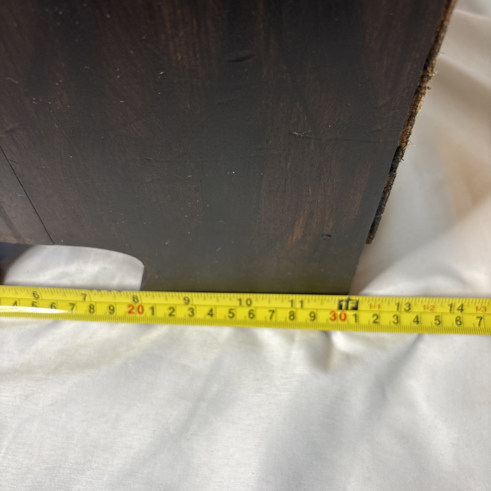Vtg Wooden Tater Onion Bin Rustic Farmhouse Potato Storage Box Primitive Country