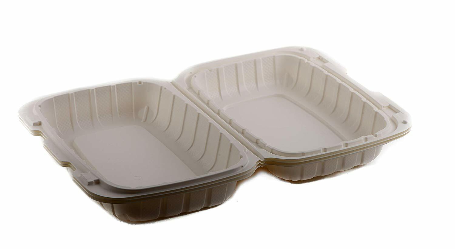 600 Pack Clam Shell Take Out Food Container 9 x 6