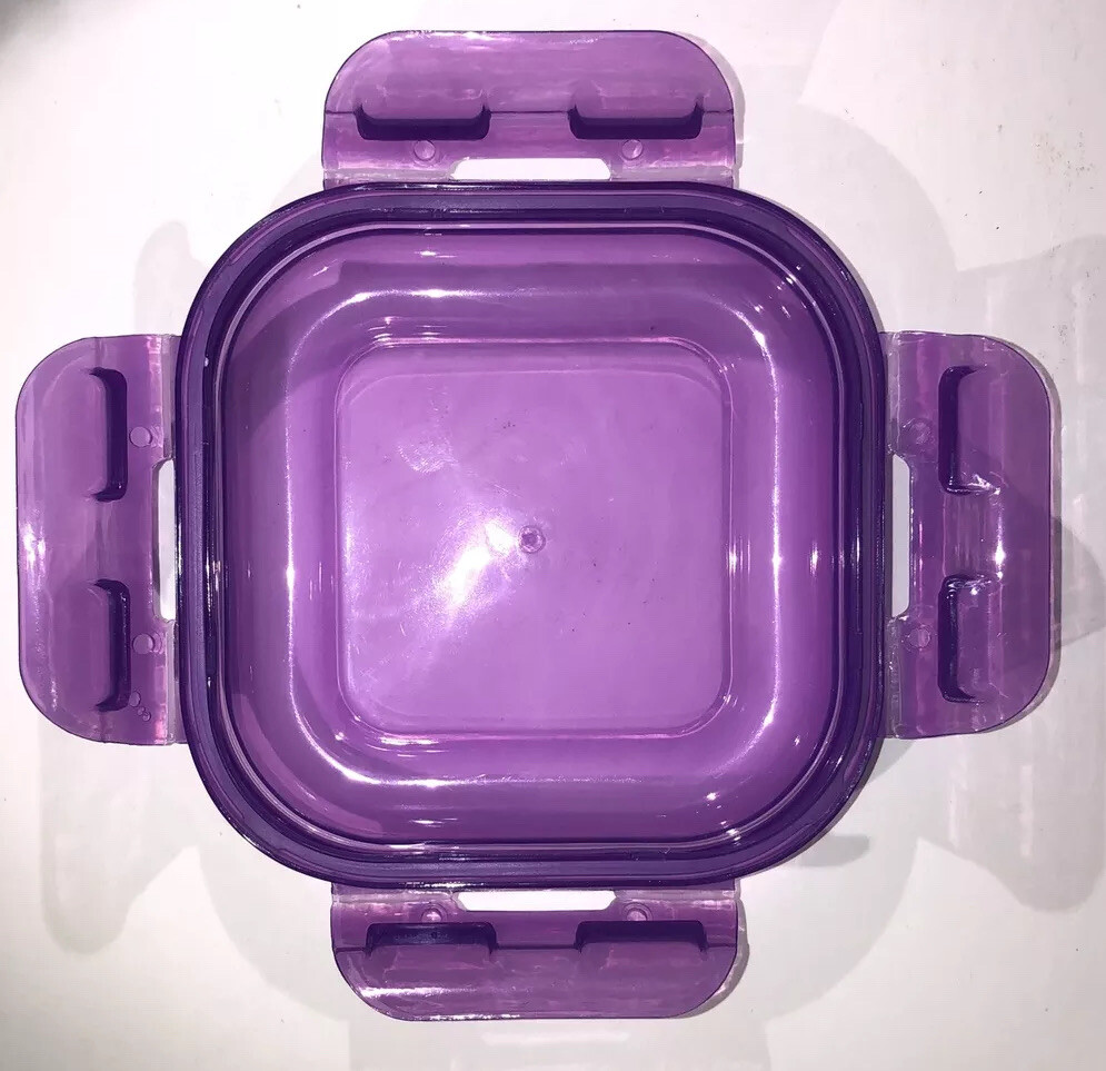 2ea 6.75Cup Sure Fresh Dry/Cold/Freezer Food Storage Containers W Clip-Lock Lids