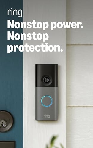 Ring Wired Doorbell (newest model), Wide-Angle Retinal 2K, up to 6x Enhanced Zoo