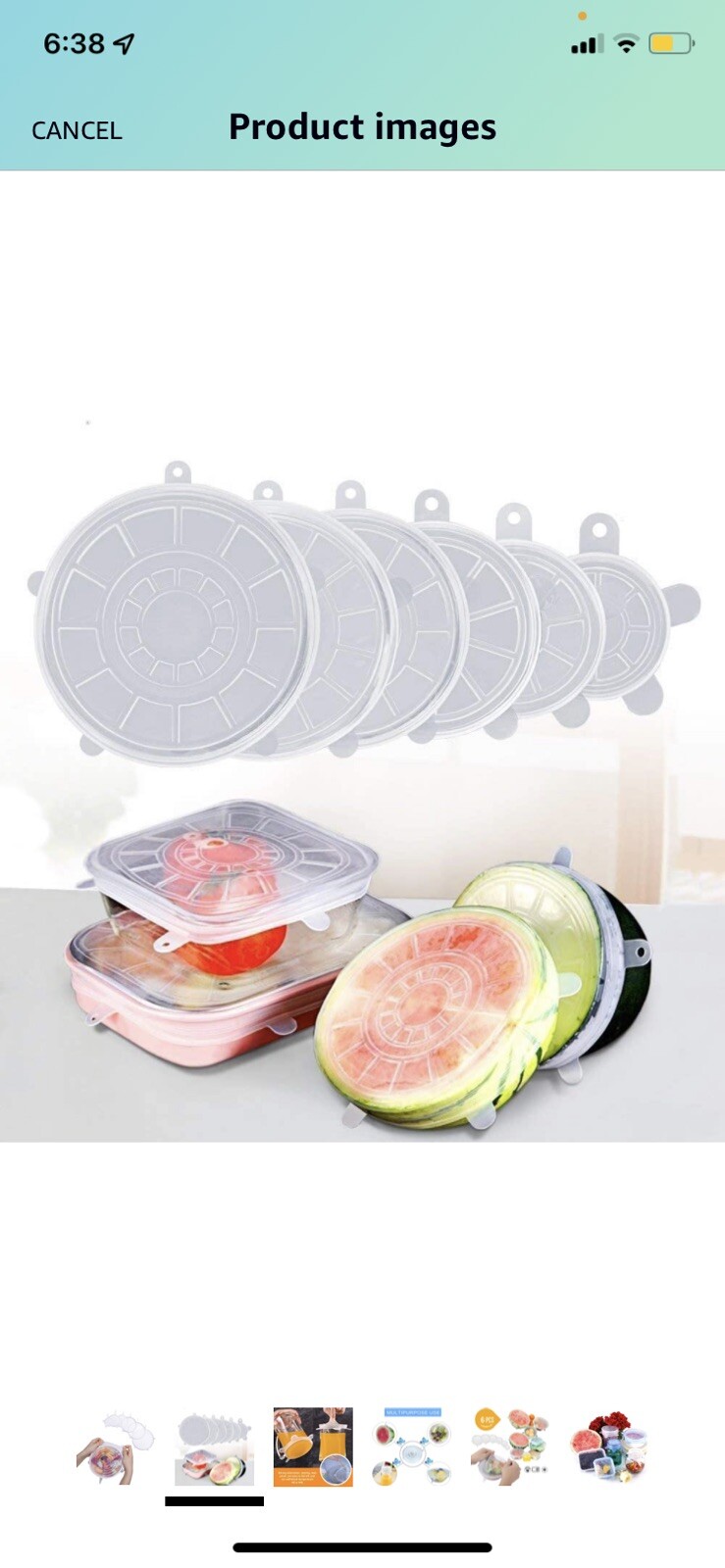 Set Of 12 Kitchen Microwave Oven Freezer Safe Silicone Stretch Lids reuseable