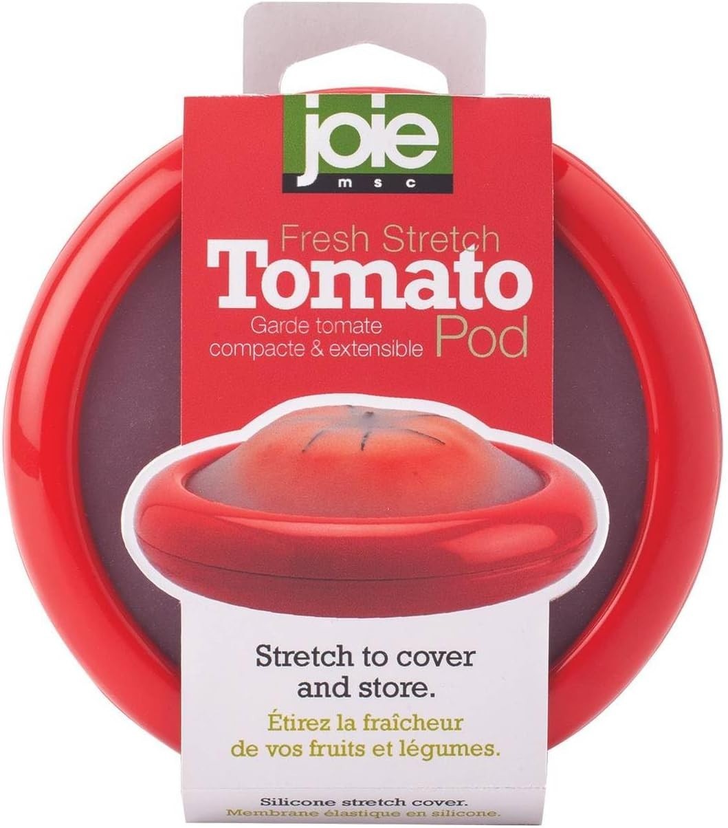 Fresh Stretch Pod Tomato Storage Container, Silicone Fridge Organizer, BPA-Free