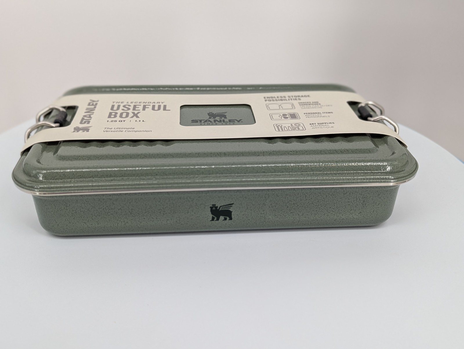 new stanley Classic Legendary Useful Box 1.25 QT storage lunch Hammertone Green