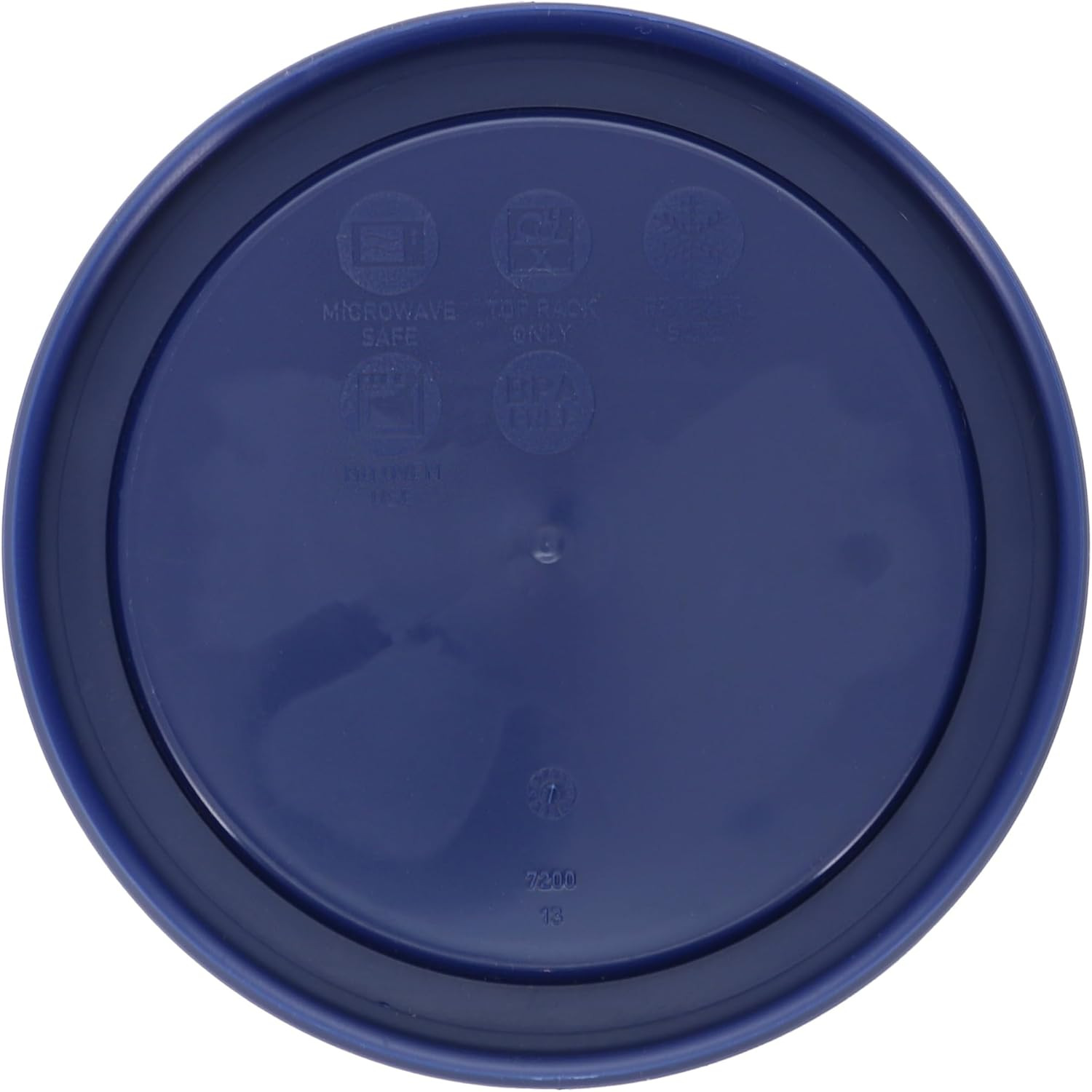 Pyrex 7200-PC 2-Cup Blue Food Storage Replacement Lid (4-Pack) – Made in USA