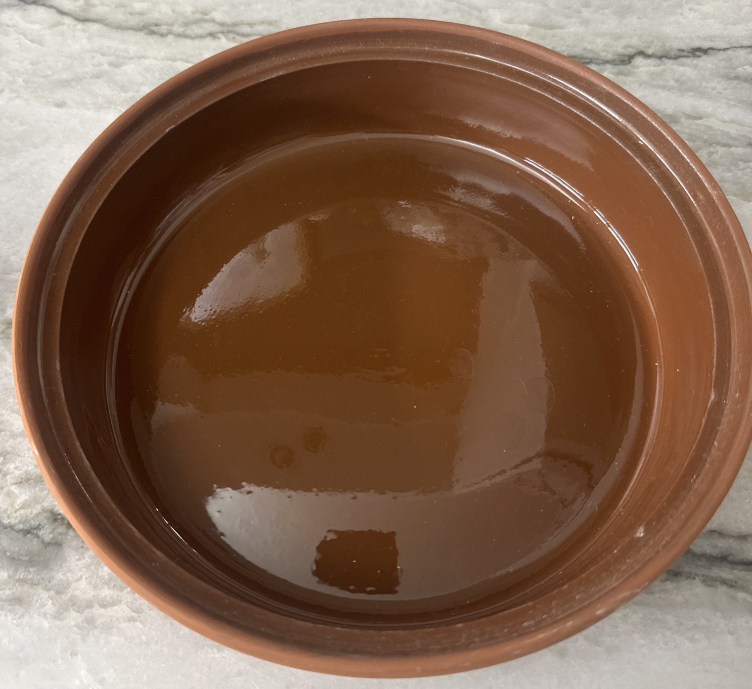 Fox Run Microwavable Terra Cotta Tortilla Warmer Glazed Interior 8”