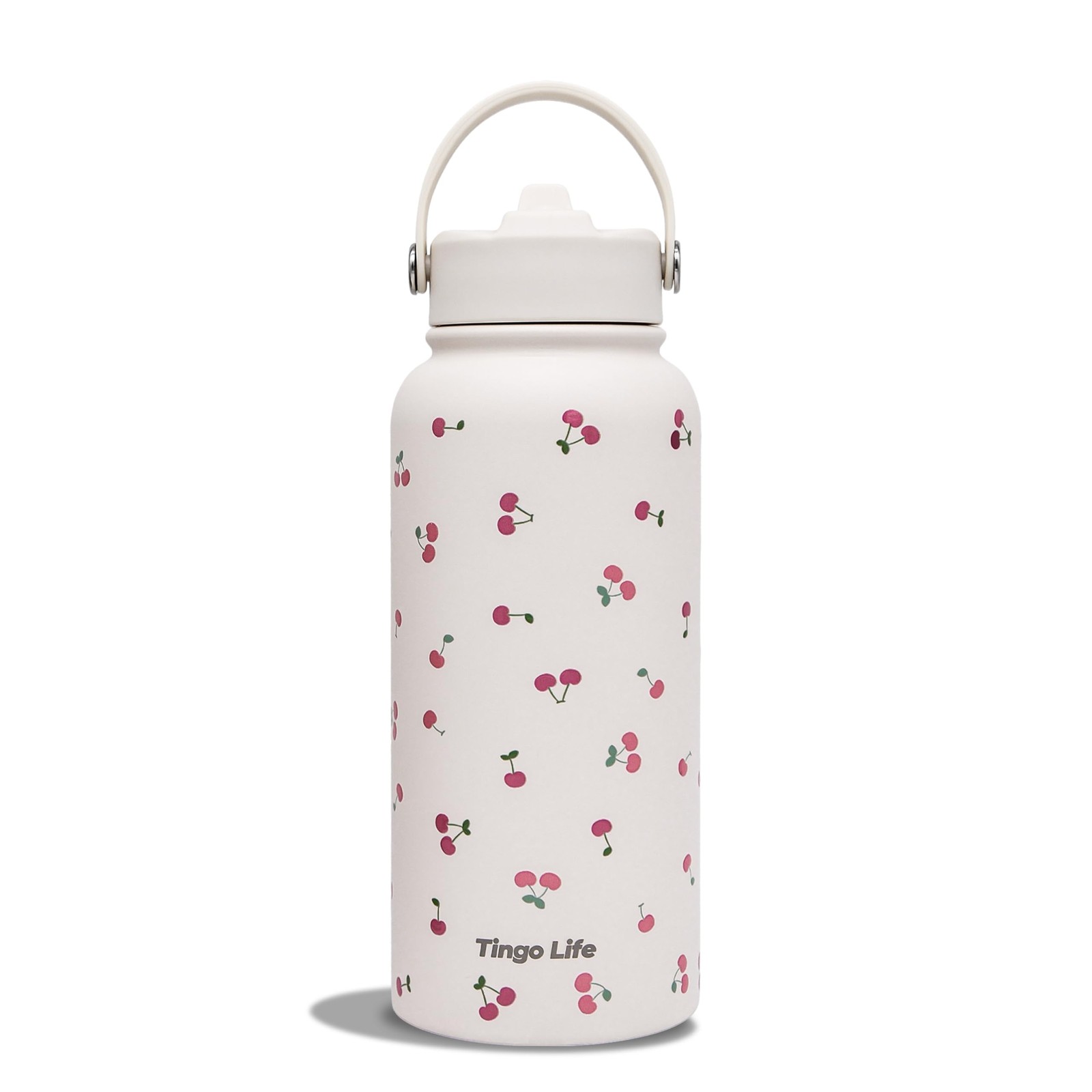 Tingo Life 32Oz Stainless Steel Insulated Water Bottle Handle And Straw Lid –